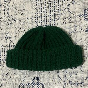 Green Knit Beanie